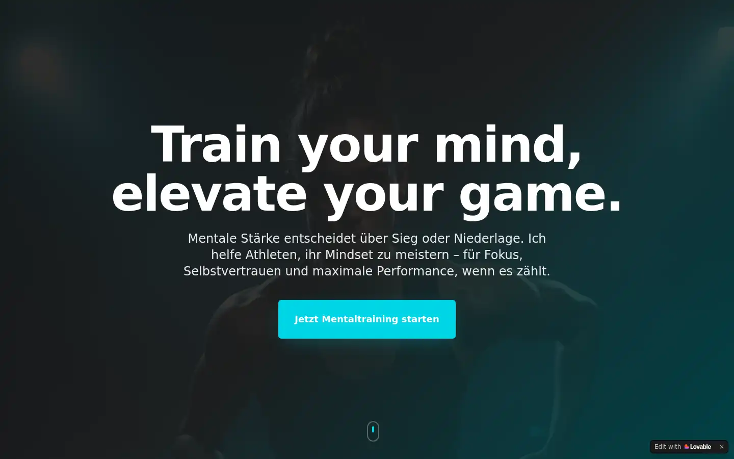 Screenshot of athletemindset.eu