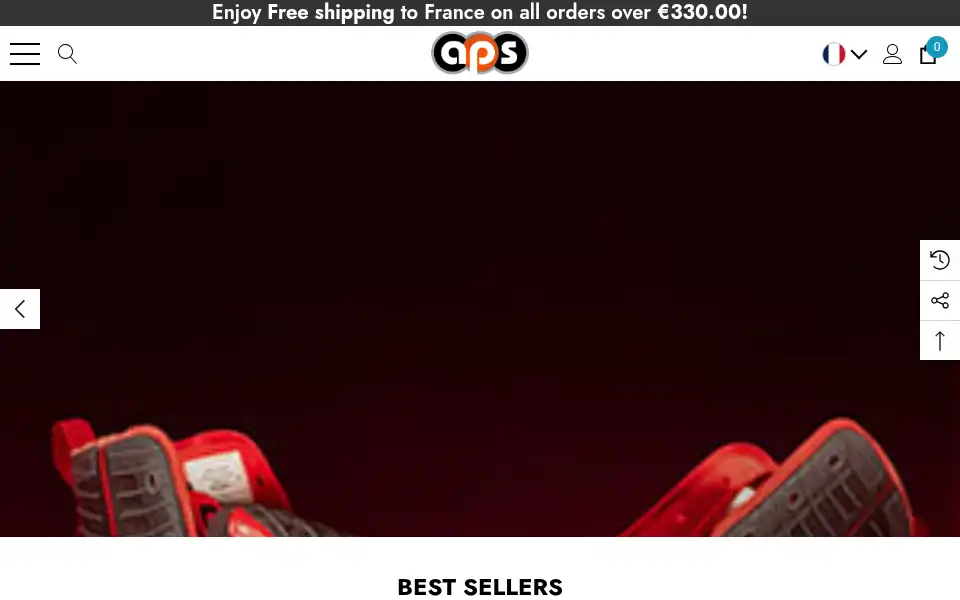 Screenshot of athleteps.eu