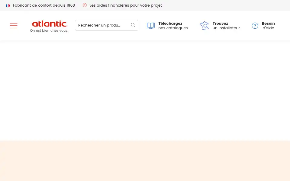 Screenshot of atlantic.fr