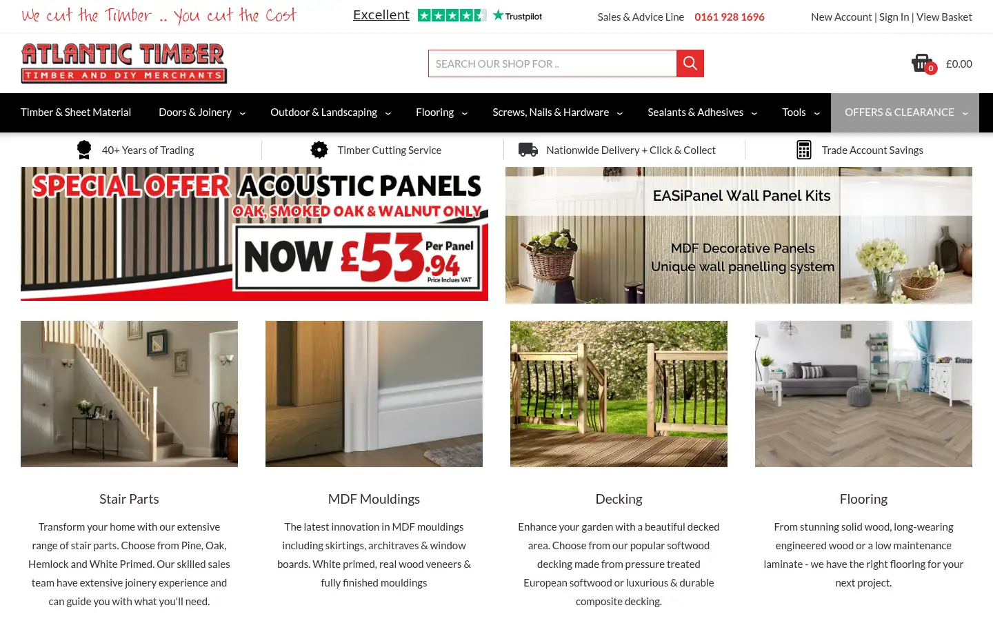 Screenshot of atlantictimber.co.uk