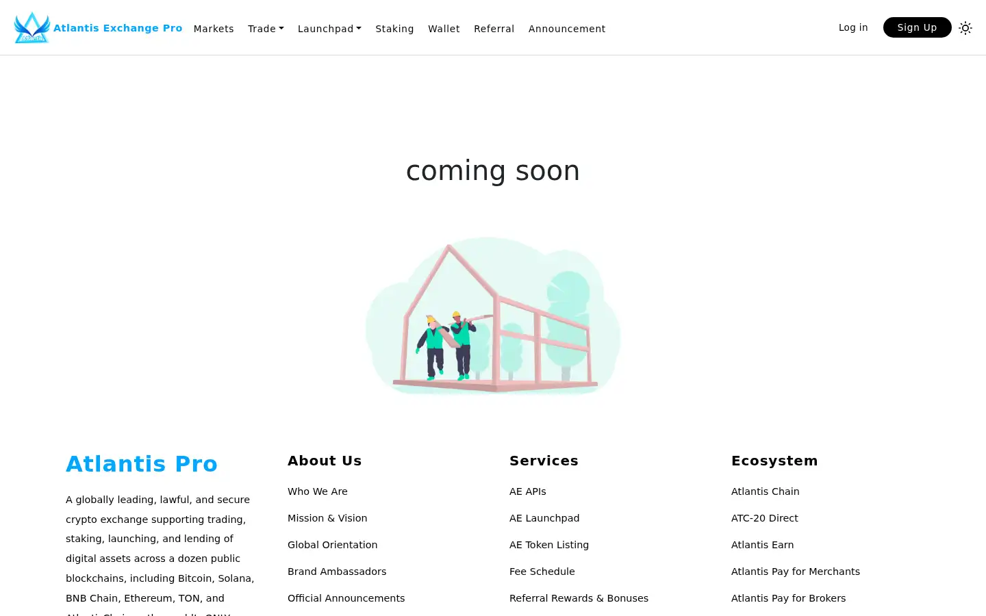 Screenshot of atlantispro.io