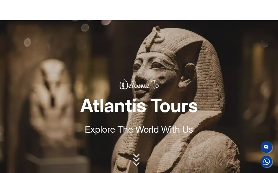 Screenshot of atlantistoursusa.com