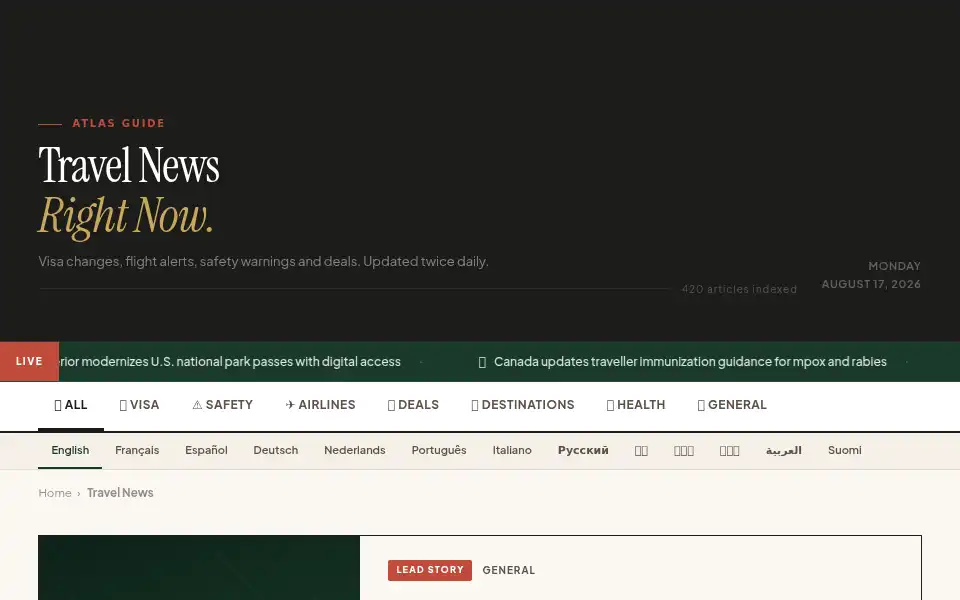 Screenshot of atlas-guide.com