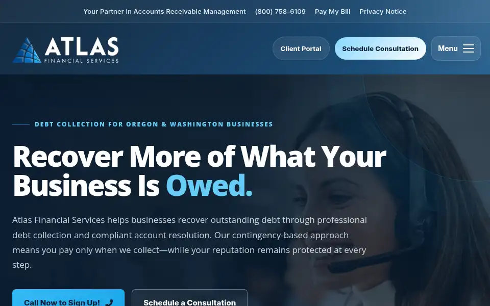 Screenshot of atlas-pnw.com