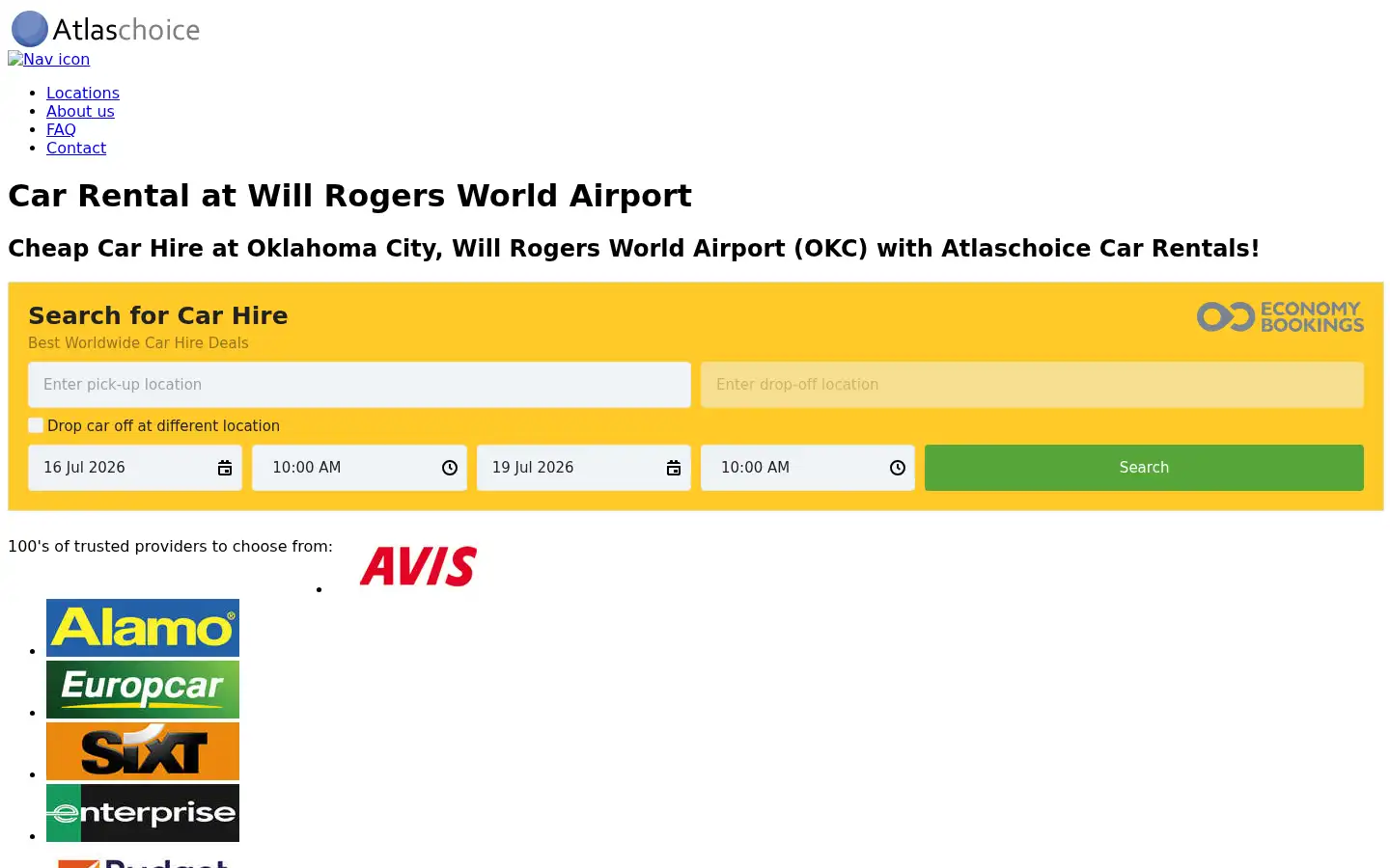 Screenshot of atlaschoice.com