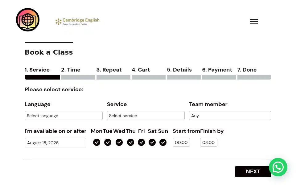 Screenshot of atlaslanguage.school