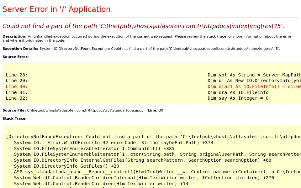 Screenshot of atlasoteli.com.tr