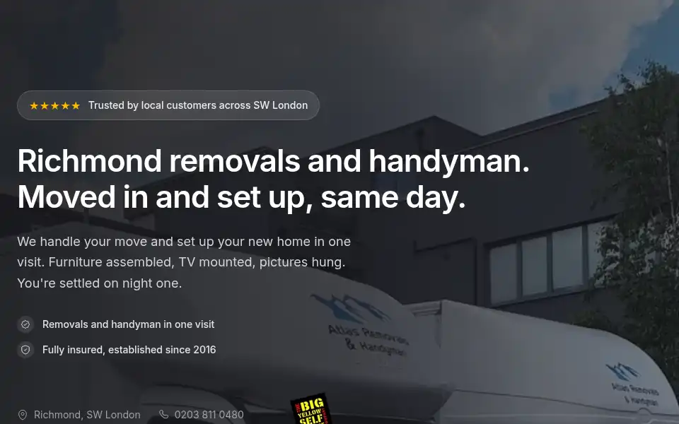 Screenshot of atlasremovalslondon.co.uk
