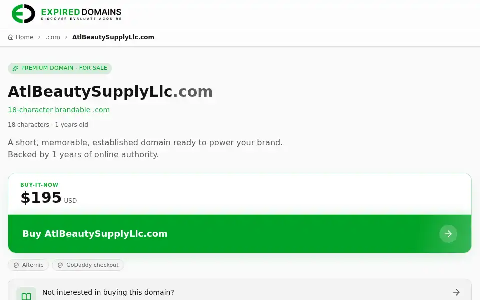 Screenshot of atlbeautysupplyllc.com