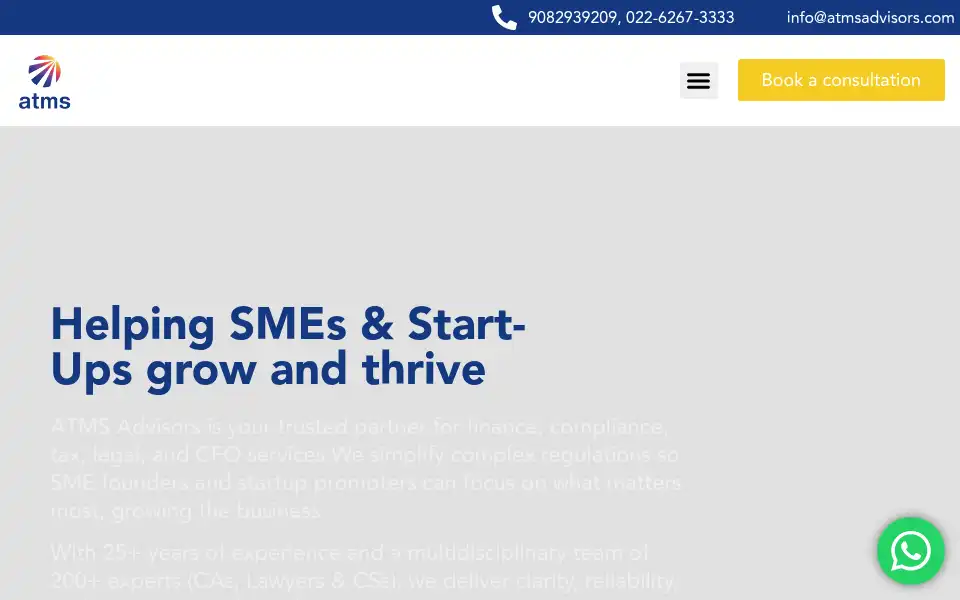 Screenshot of atmsadvisors.com