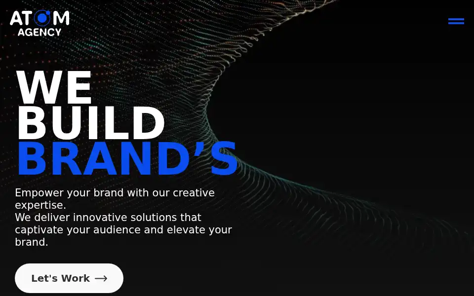 Screenshot of atomagency.in