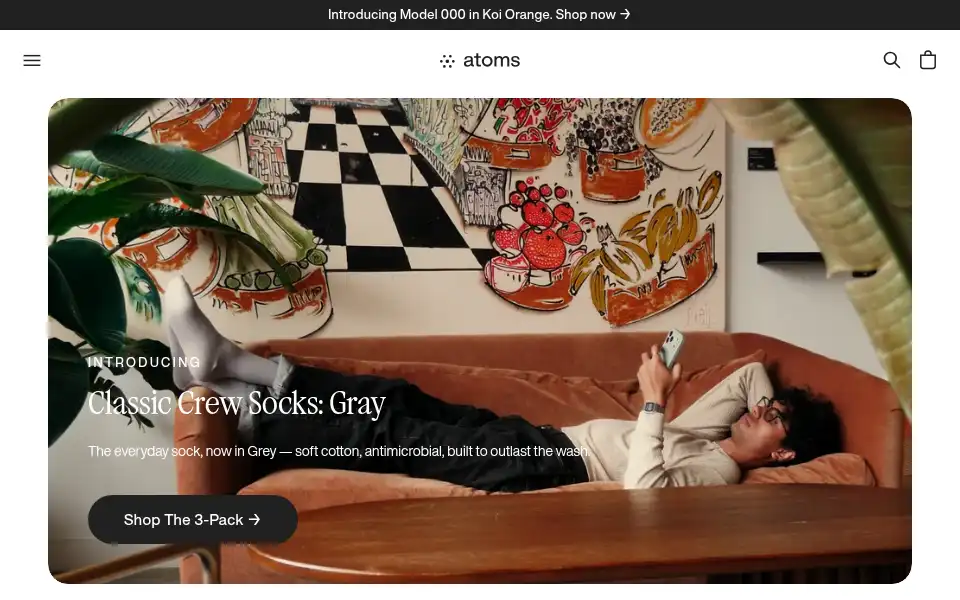 Screenshot of atoms.com