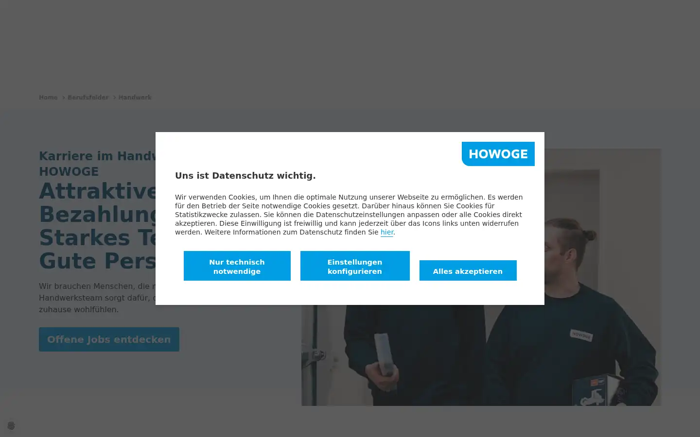 Screenshot of atoz-group.de