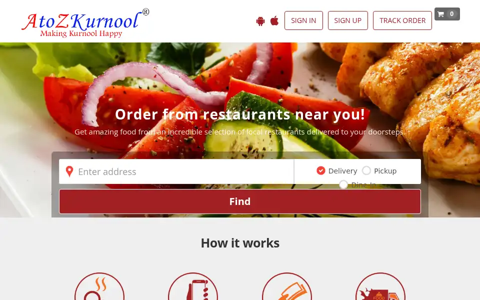 Screenshot of atozkurnool.com
