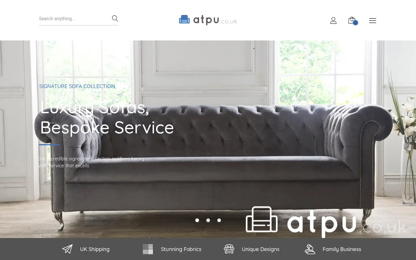 Screenshot of atpu.co.uk