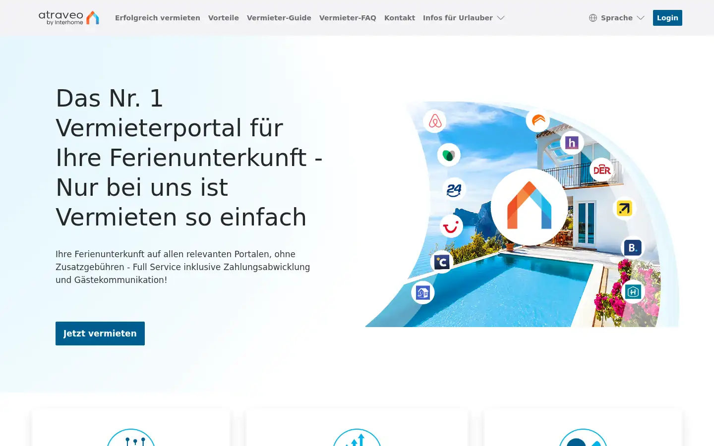 Screenshot of atraveo.de