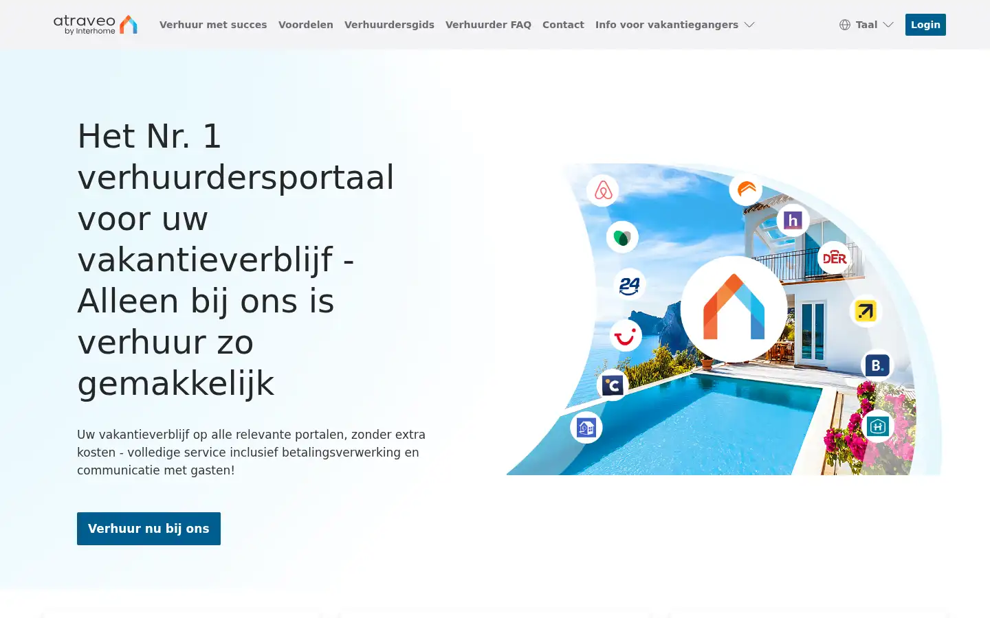 Screenshot of atraveo.nl