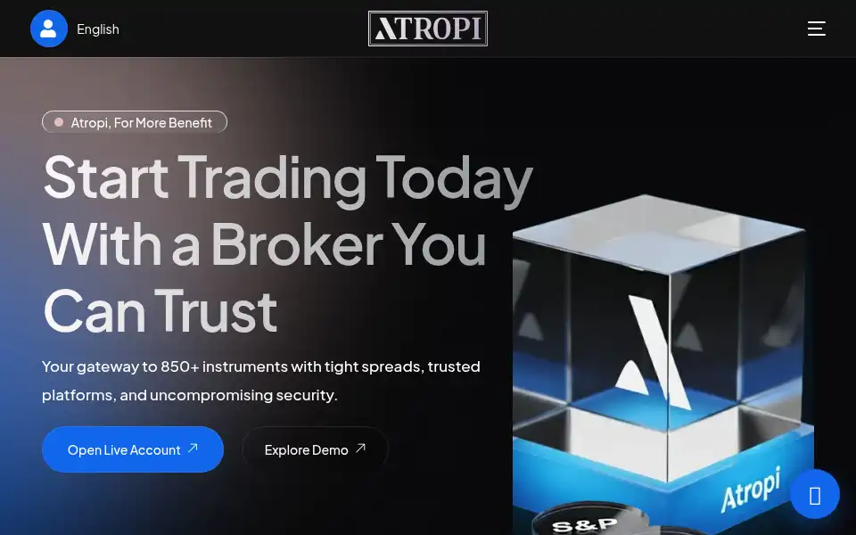 Screenshot of atropi.com