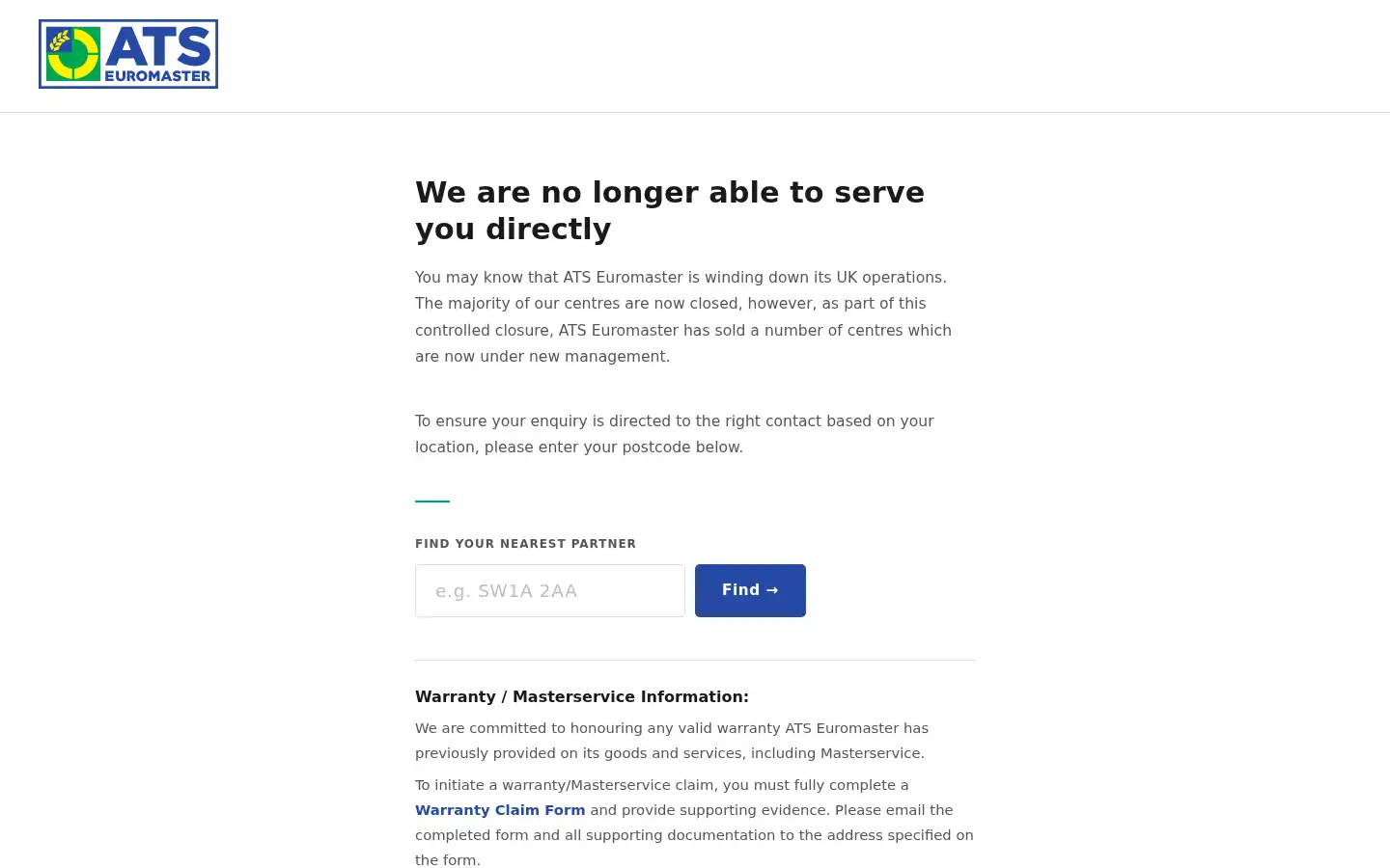 Screenshot of atseuromaster.co.uk