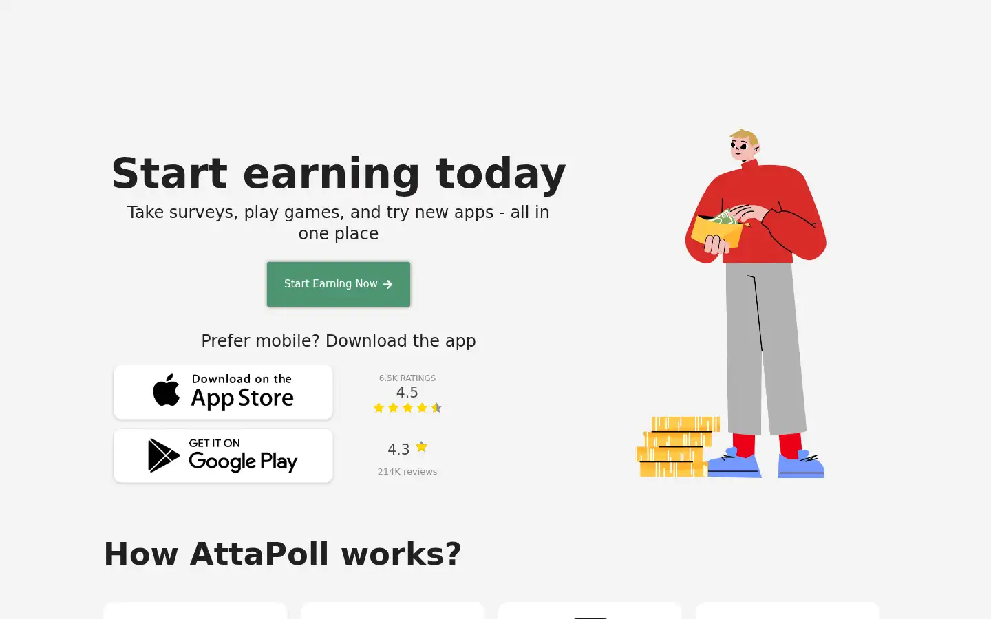 Screenshot of attapoll.com