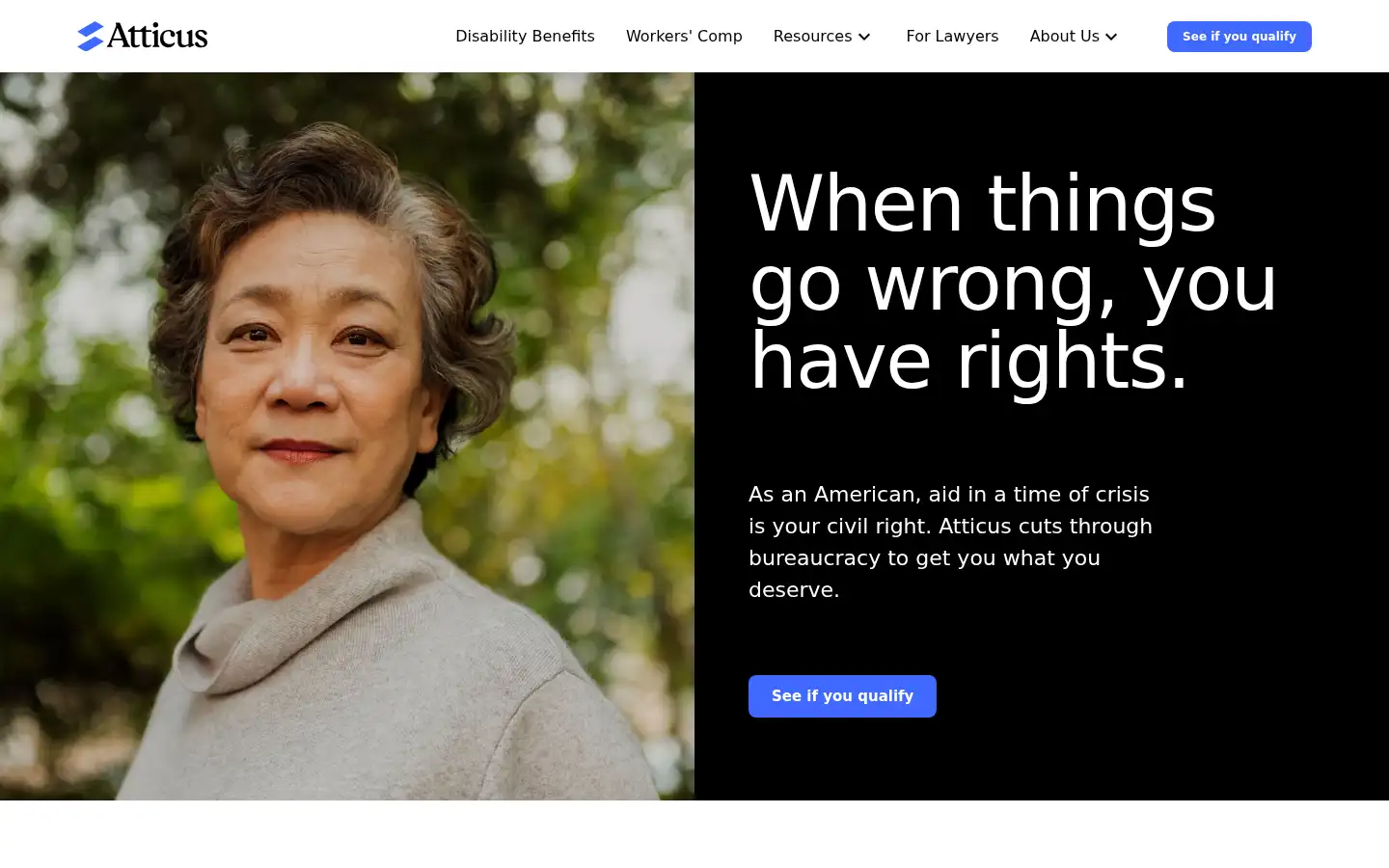 Screenshot of atticus.com