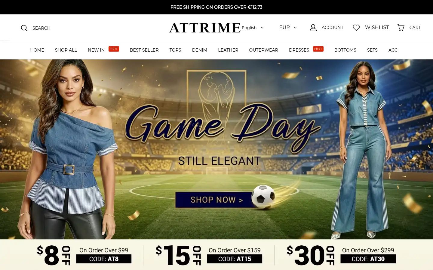Screenshot of attrime.com