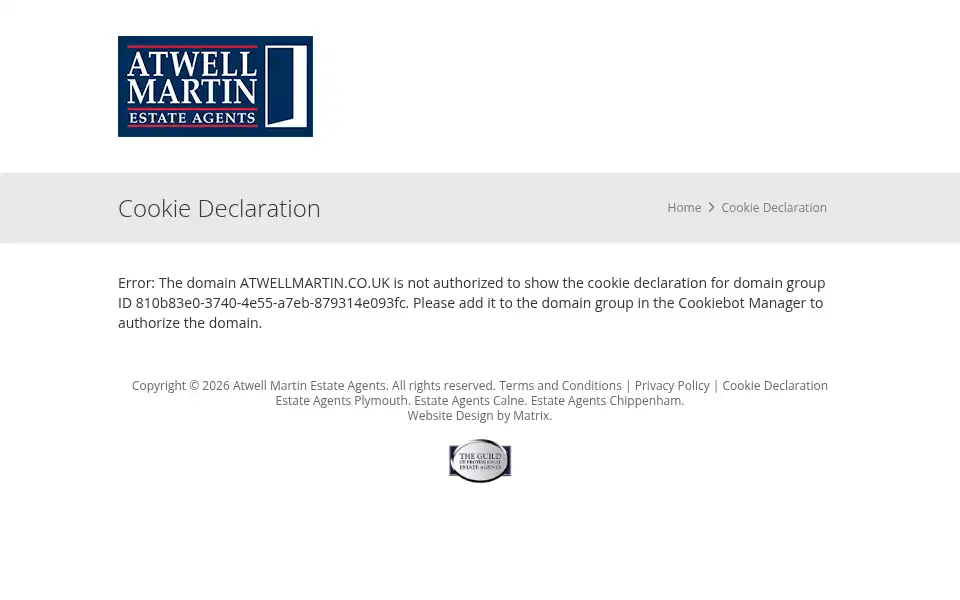 Screenshot of atwellmartin.co.uk