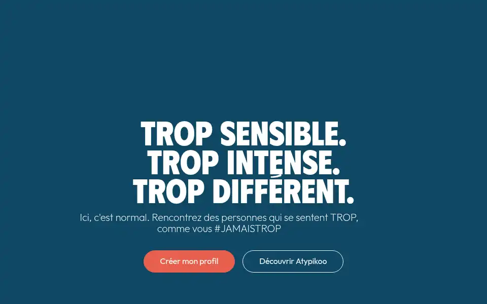 Screenshot of atypikoo.com