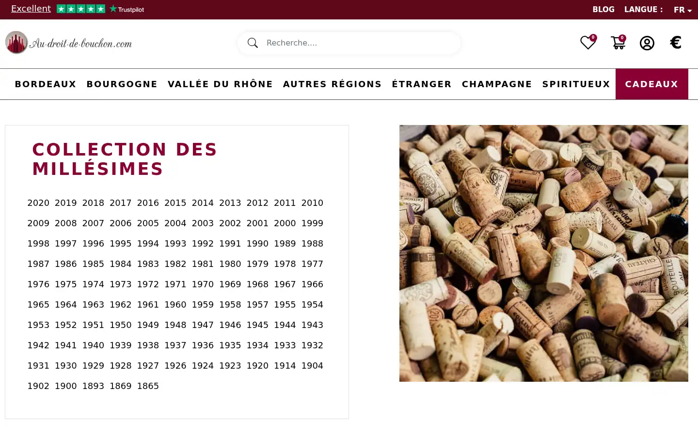 Screenshot of au-droit-de-bouchon.com