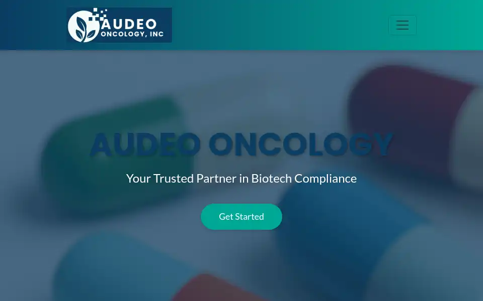 Screenshot of audeooncology.com