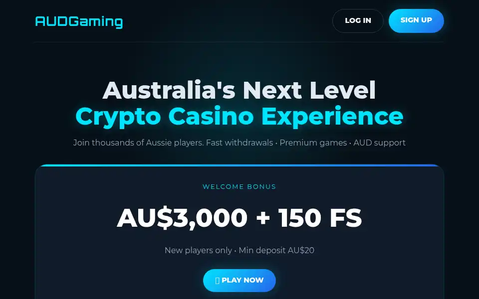 Screenshot of audgamingcasino.top