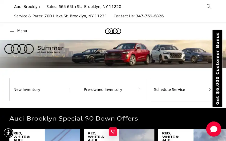 Screenshot of audibrooklyn.com