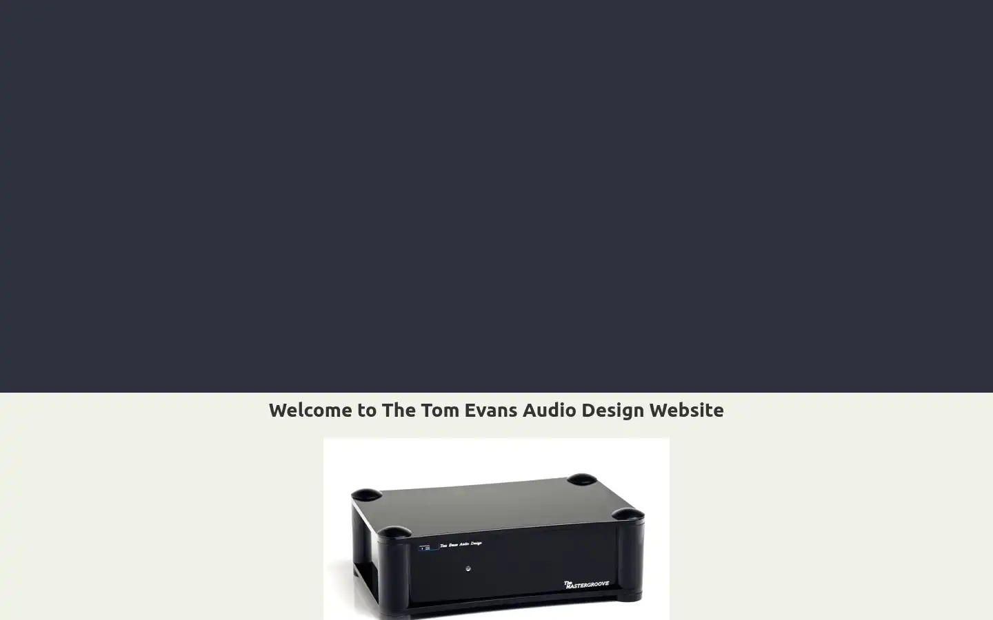 Screenshot of audiodesign.co.uk
