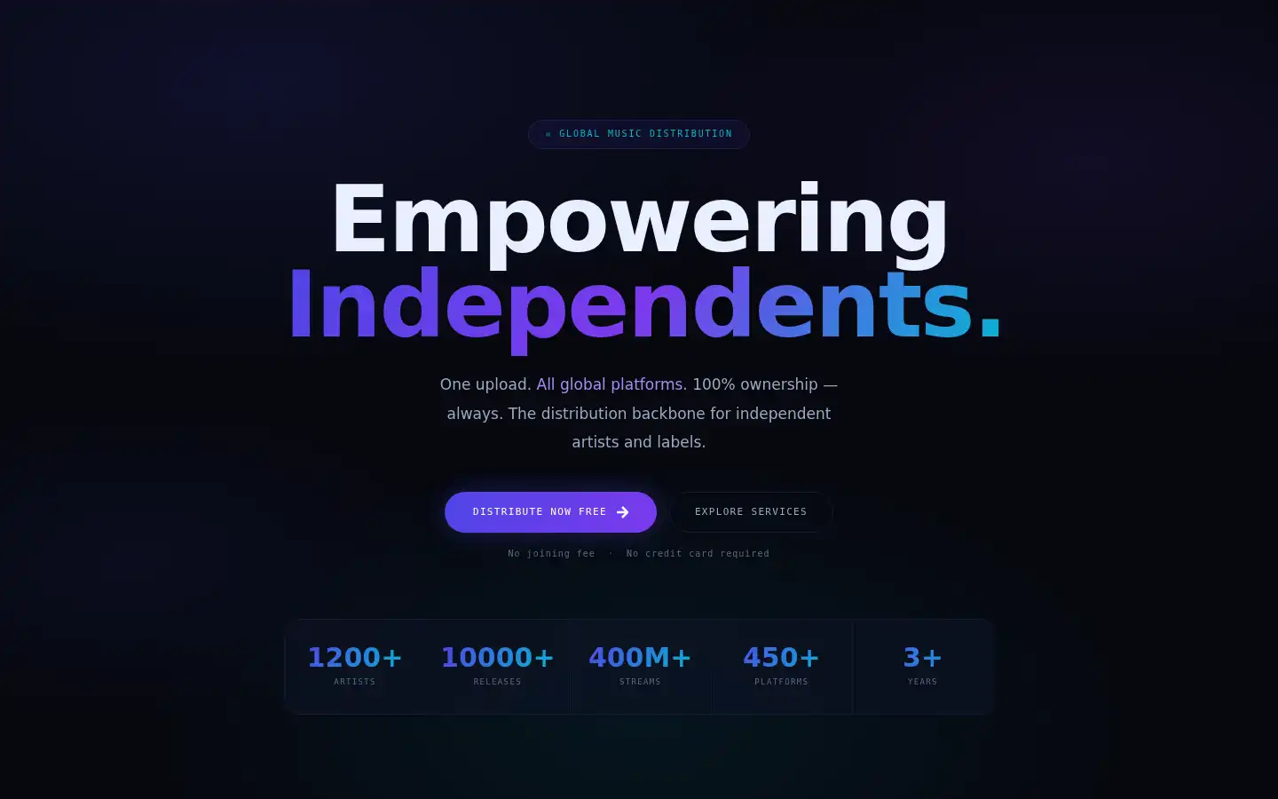 Screenshot of audioneix.com