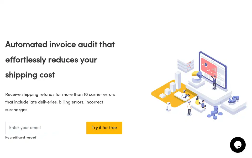 Screenshot of auditshipment.com