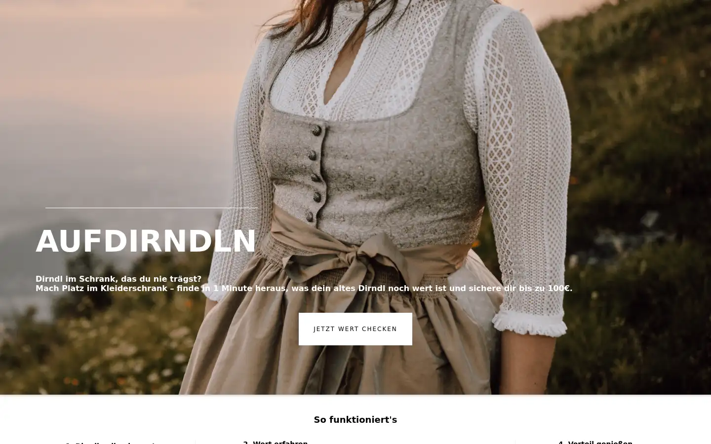 Screenshot of aufdirndln.com