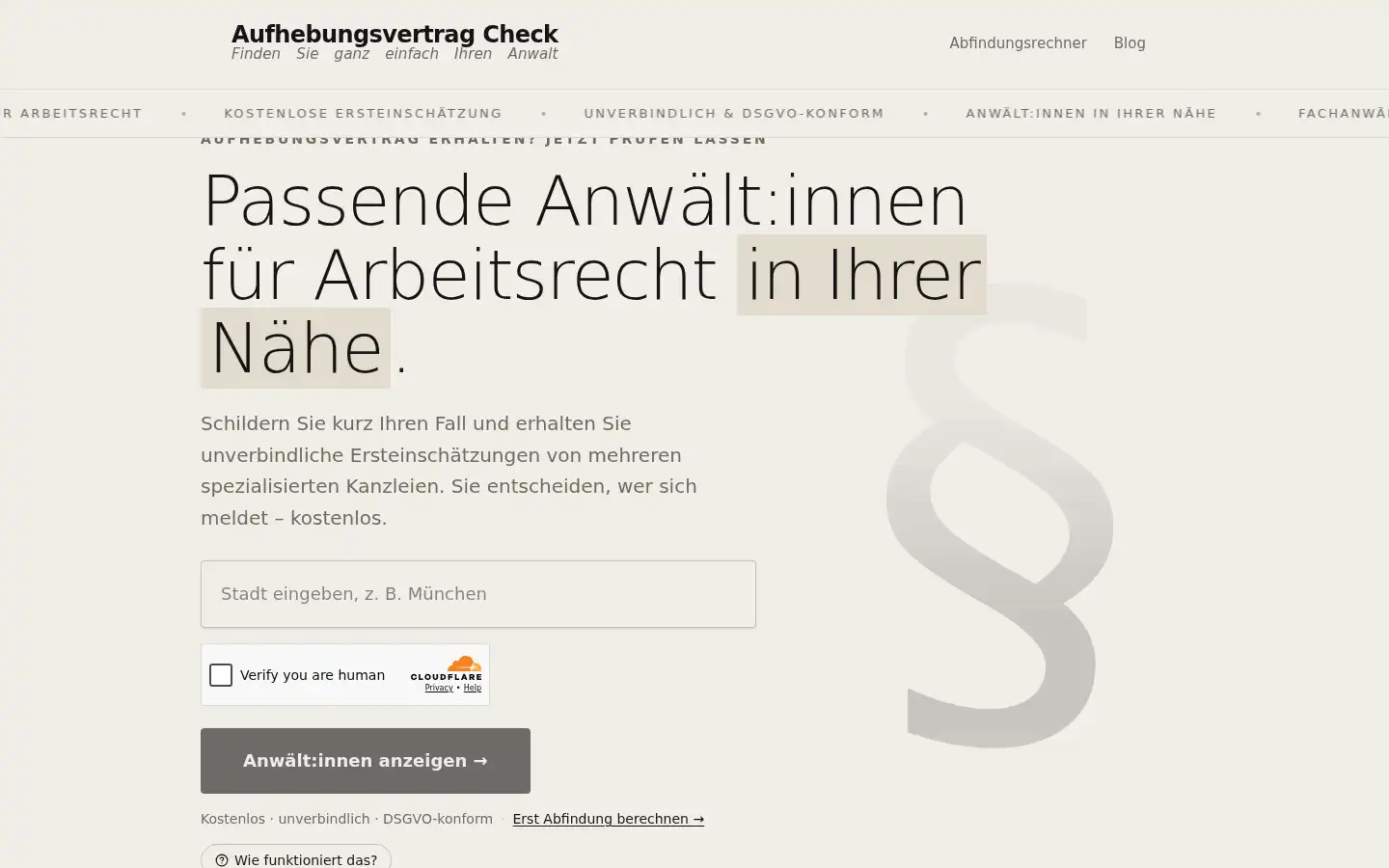 Screenshot of aufhebungsvertrag-check.de