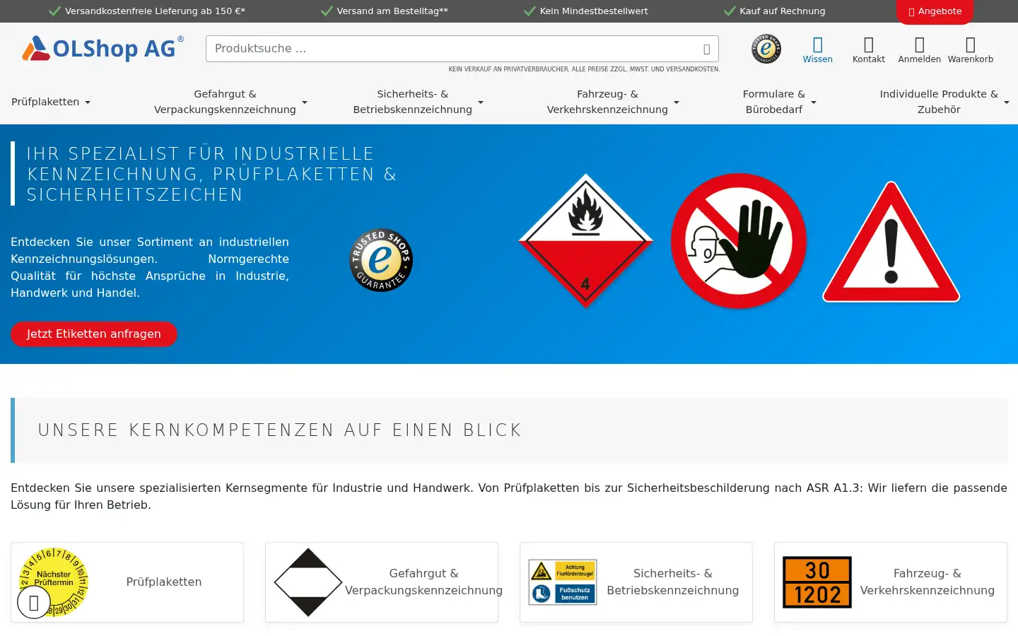 Screenshot of aufkleber.org