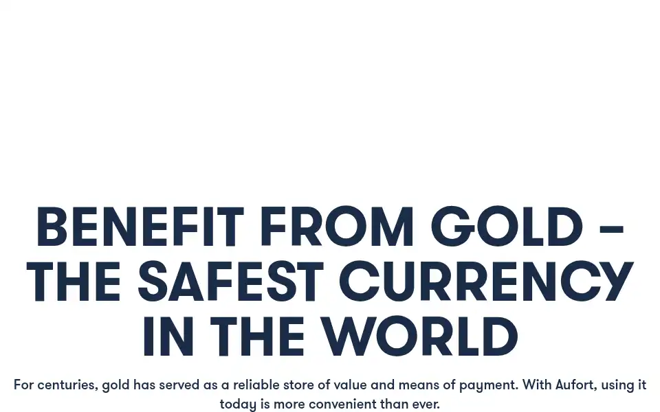 Screenshot of aufort.gold
