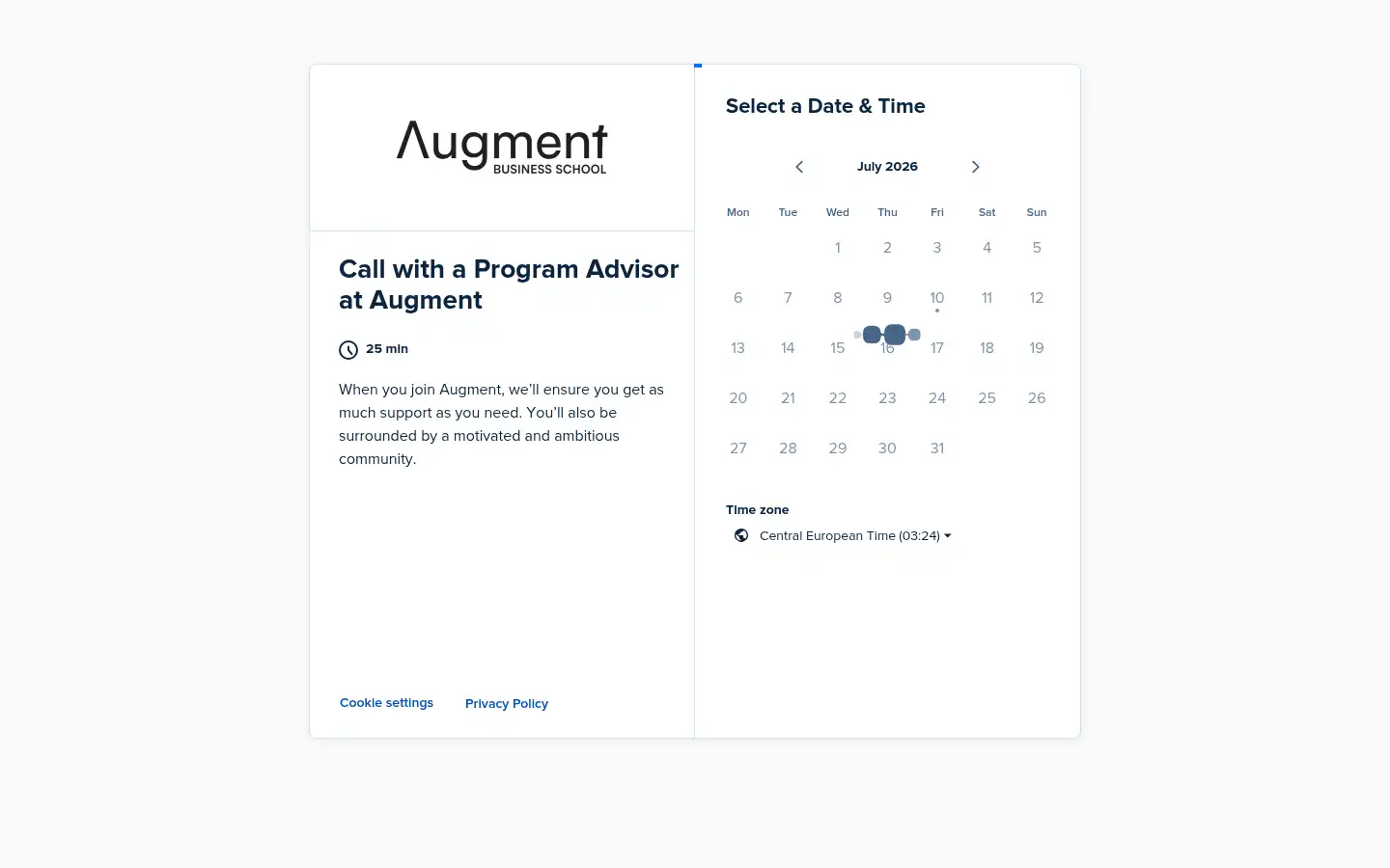 Screenshot of augment.org