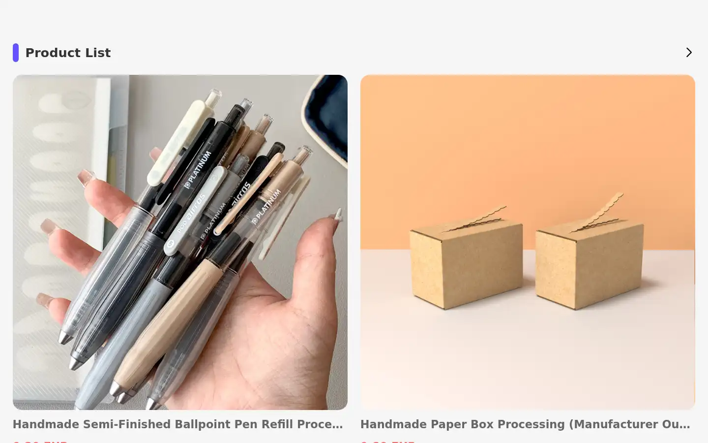 Screenshot of auhandmade.com
