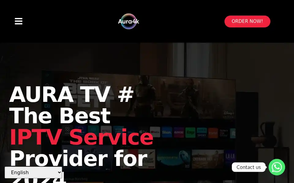 Screenshot of aura4k.com
