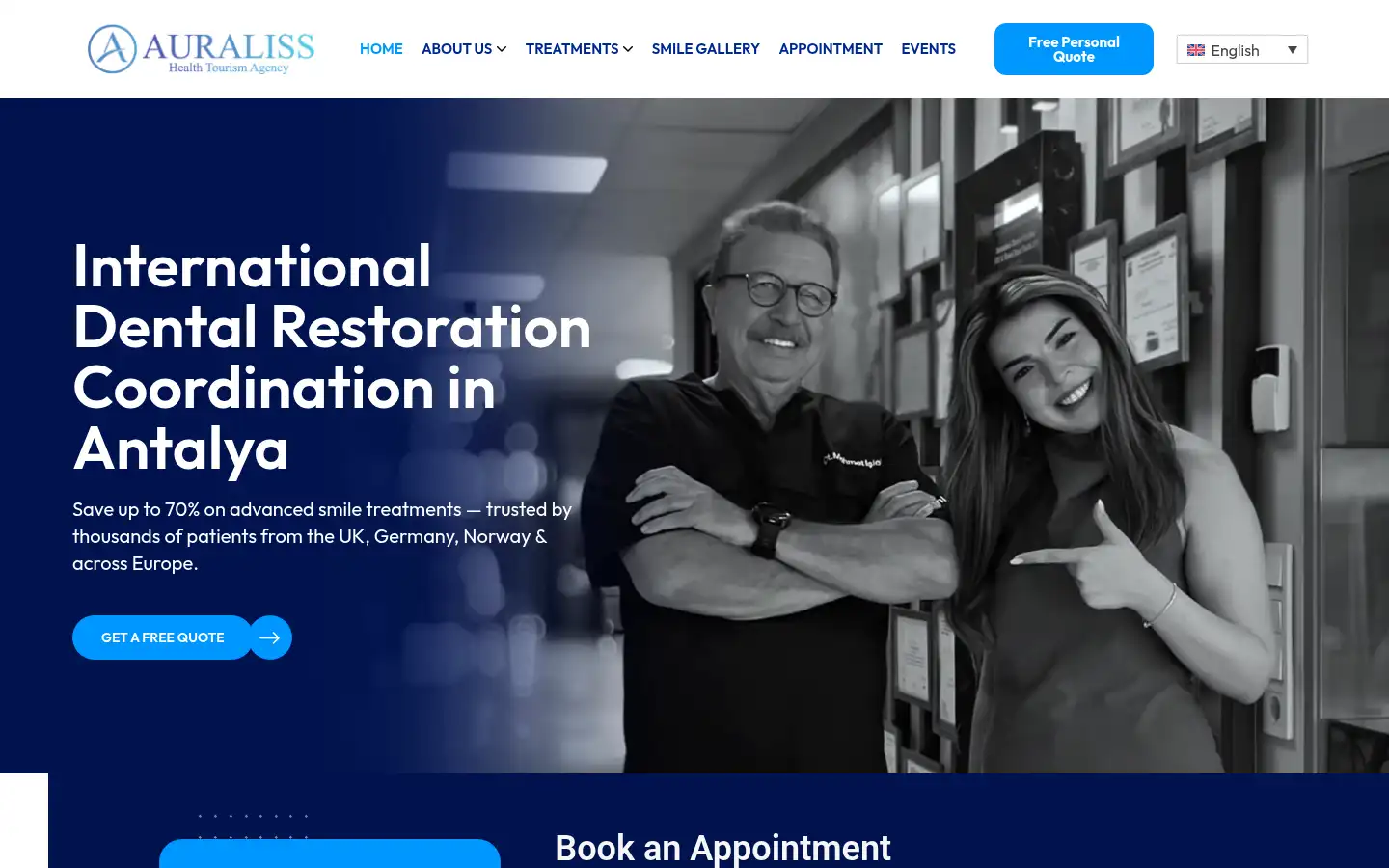 Screenshot of auraliss.com