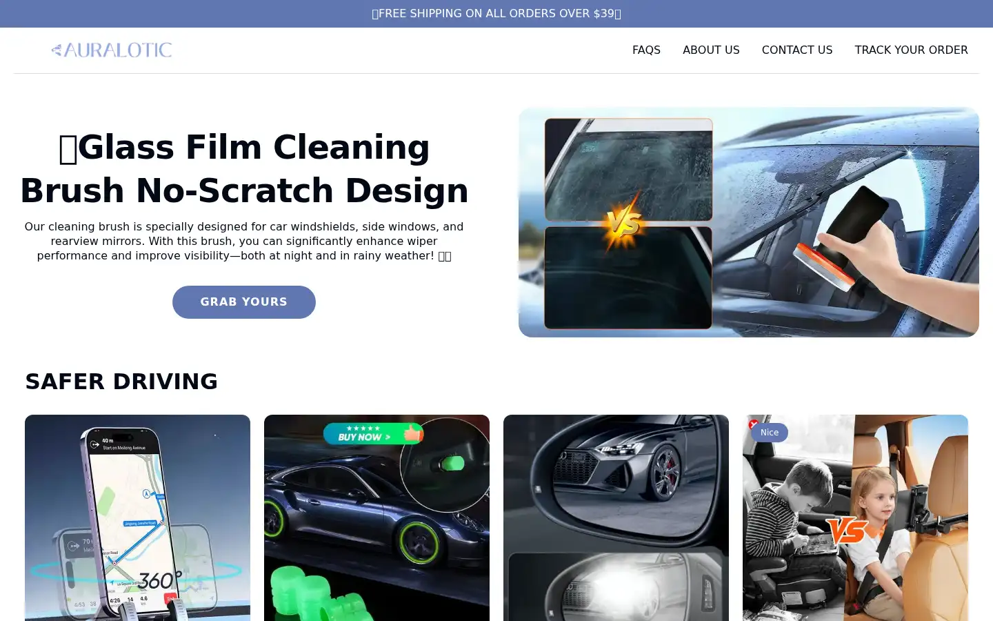 Screenshot of auralotic.com