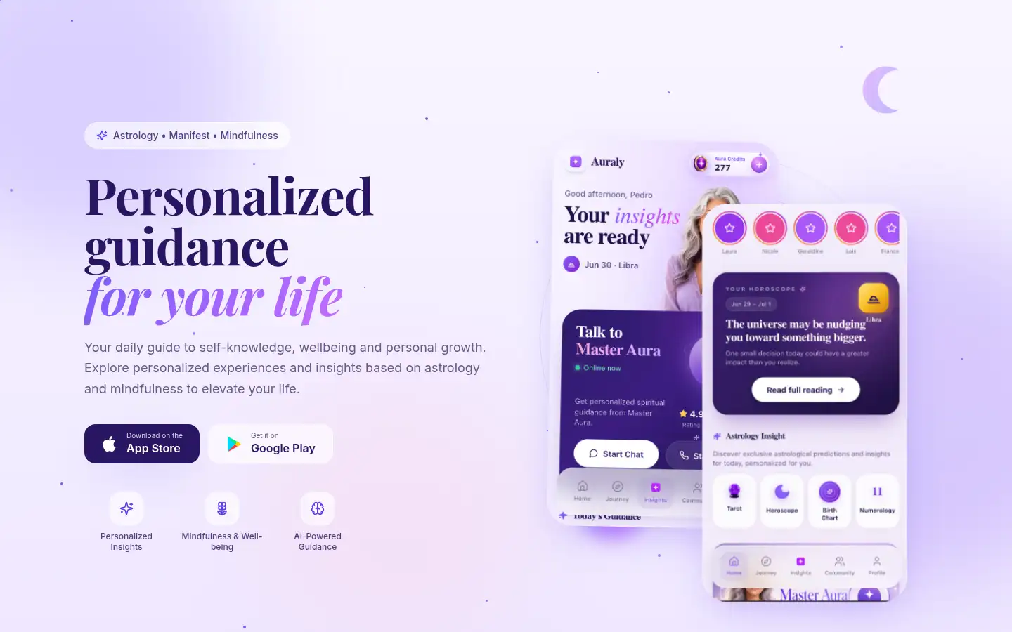 Screenshot of auralyapp.com