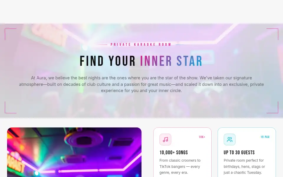 Screenshot of auranight.club