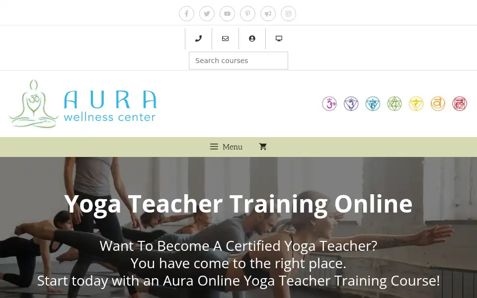 Screenshot of aurawellnesscenter.com