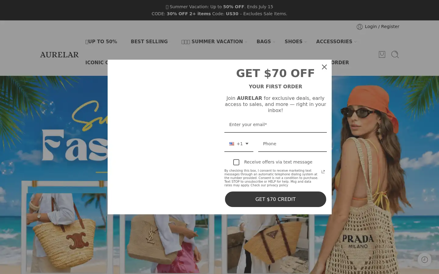 Screenshot of aurelar.net