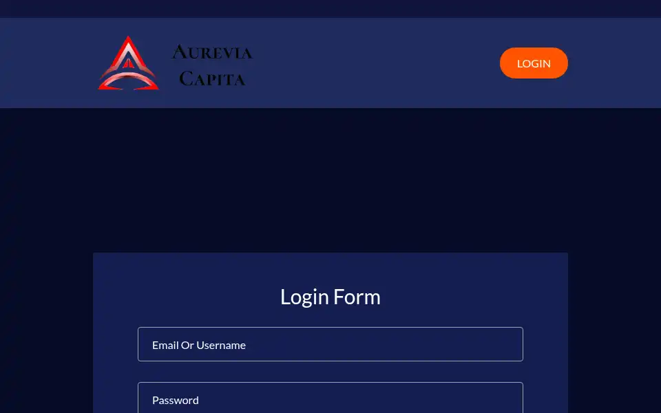 Screenshot of aureviacapita.com