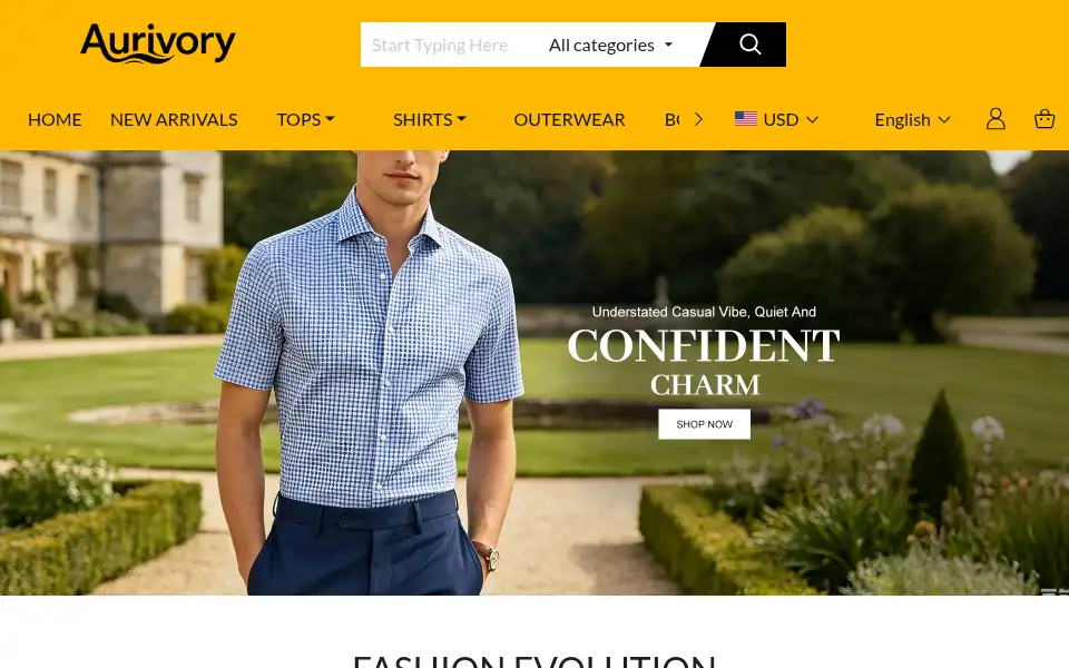 Screenshot of aurivory.com